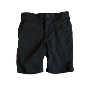 The Childrens Place Boys Stretch Chino Shorts-Black Size 7